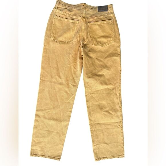 Madewell Baggy Straight Leg Jeans Size 28 Marigold Loose Fit Denim - Picture 4 of 9